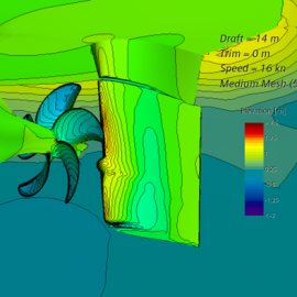 CFD Support in the BMWK-funded Research Project DigitShip (2022-2024) Pressure Distribution on Aft Hull, Propeller & Rudder